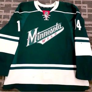 SOLDGame worn hockey jersey. Minnesota Wild. Authentic hockey jersey.